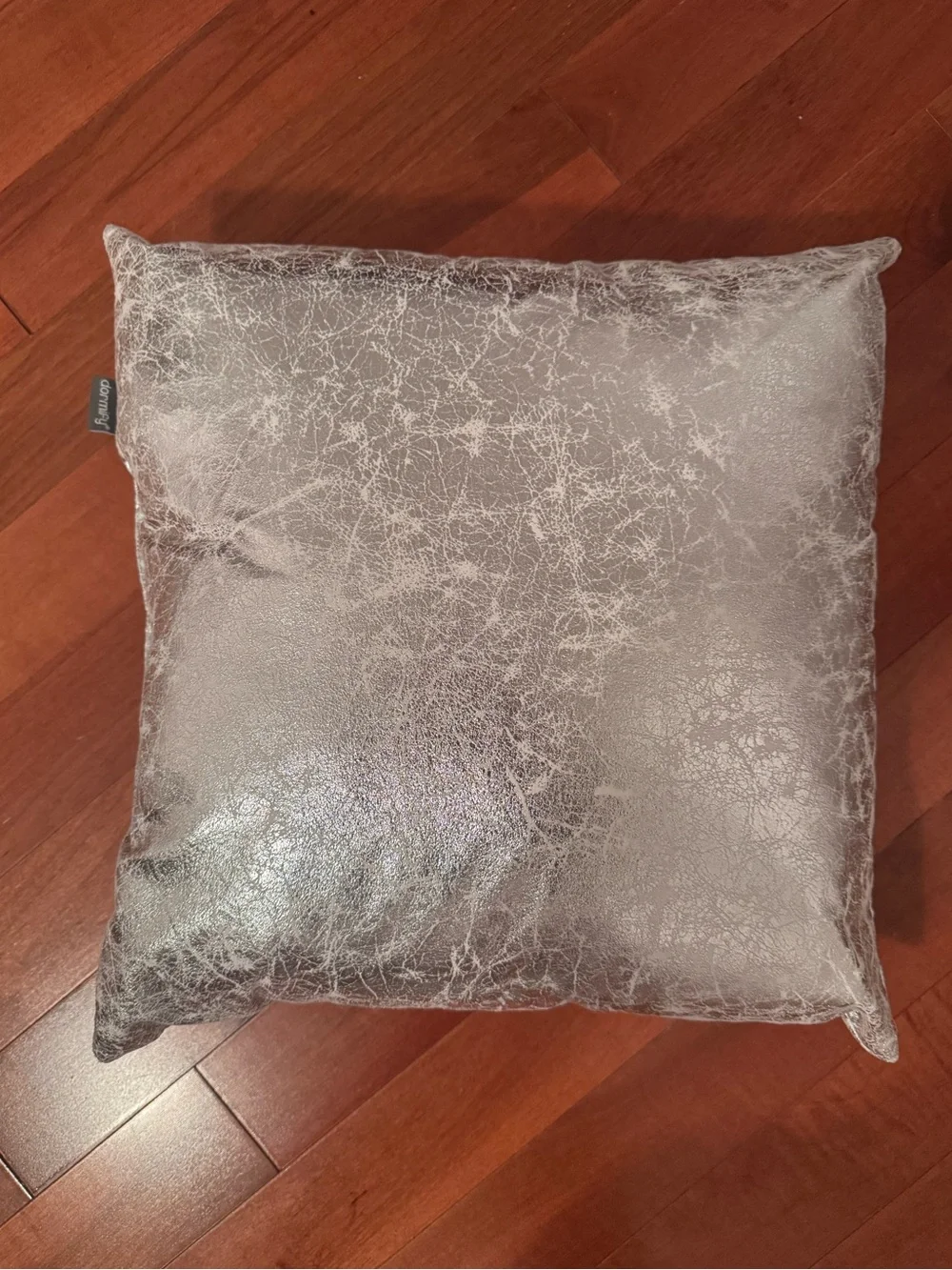 Dormify Silver Crackle Throw Pillow